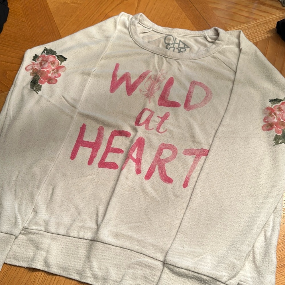 NWT Chaser “Wild at Heart” Sweatshirt